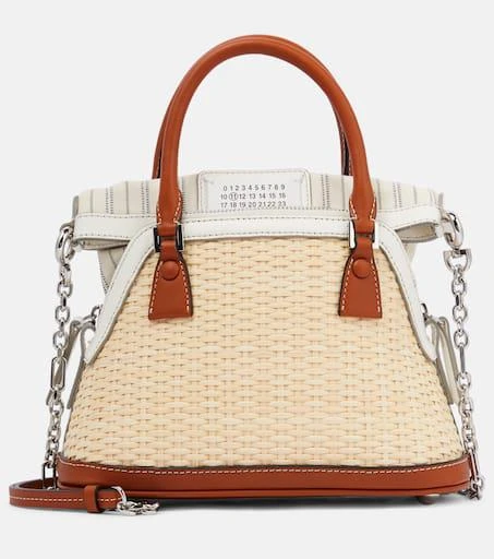 MAISON MARGIELA 5AC Mini raffia tote 1