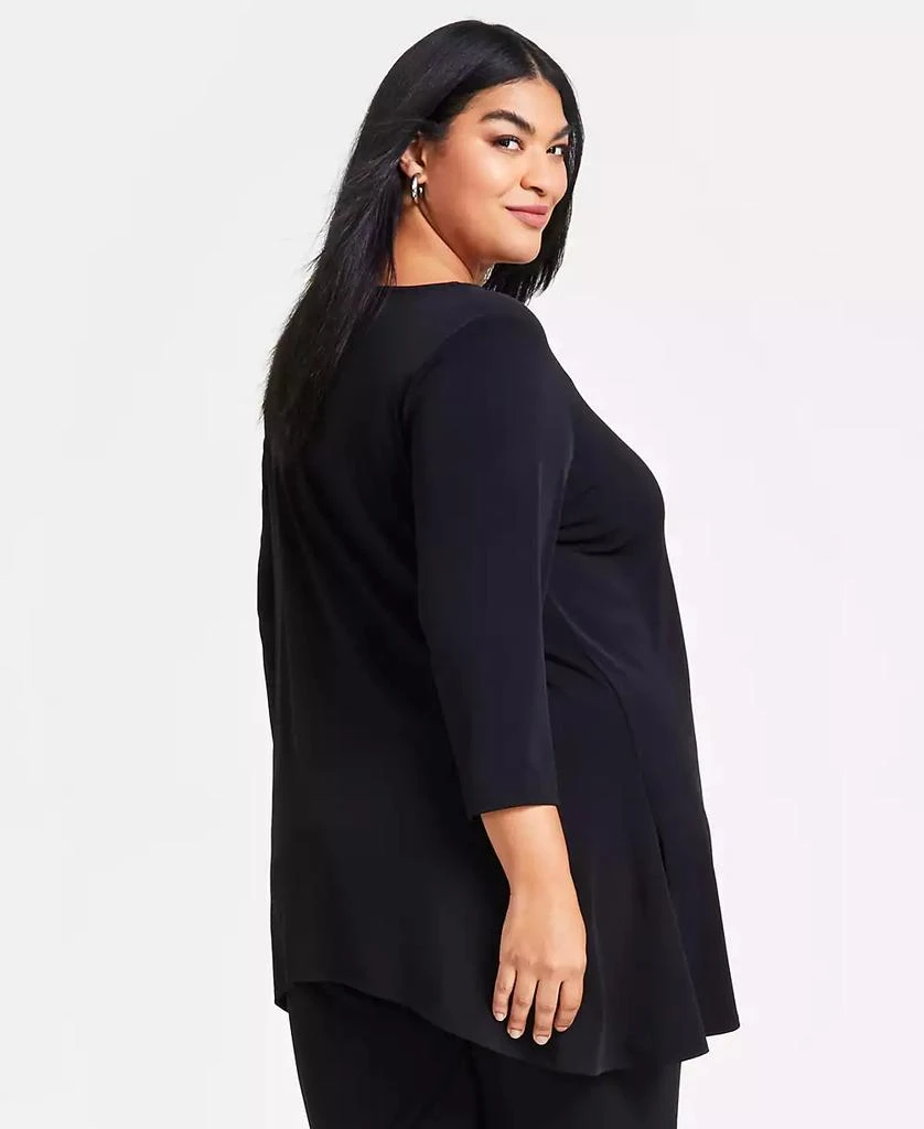 JM Collection Plus Size Swing Top, Exclusively at Macy's 2