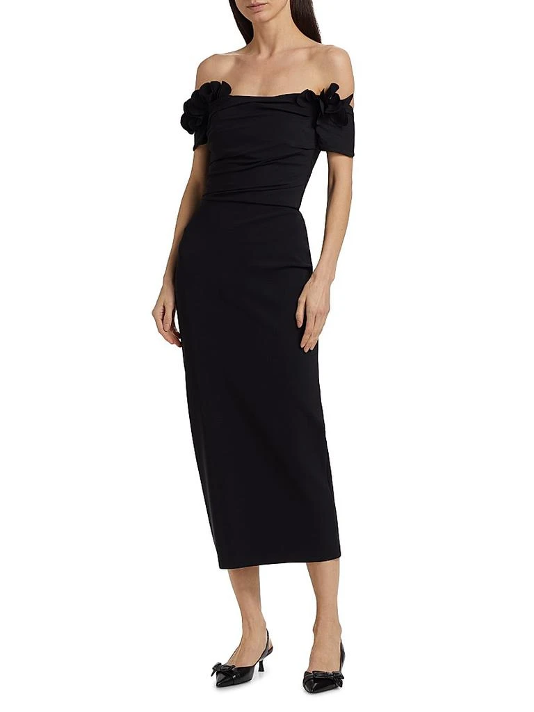 Chiara Boni Yiana Off-The-Shoulder Midi-Dress 3