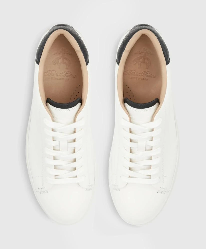 Brooks Brothers Leather Court Sneakers 3