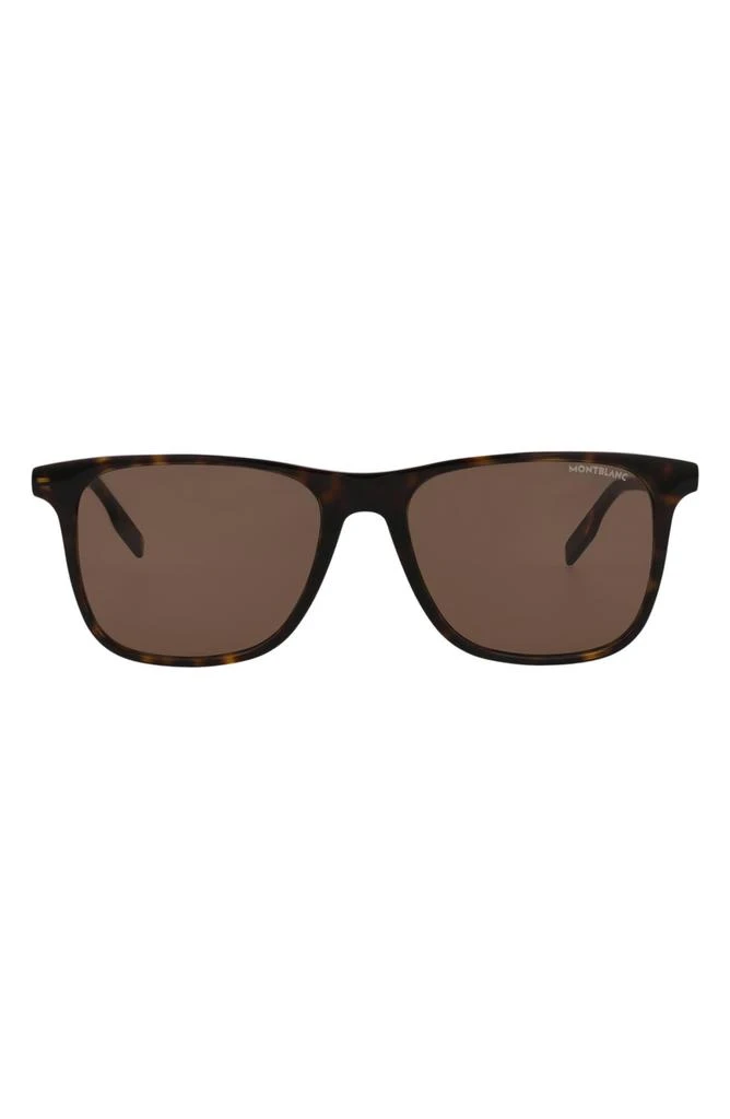 MontBlanc 54mm Square Sunglasses 1