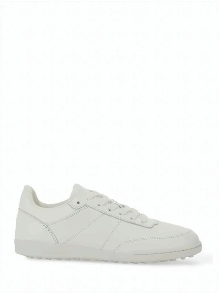 A.P.C. White Sneakers with Textured Rubber Sole