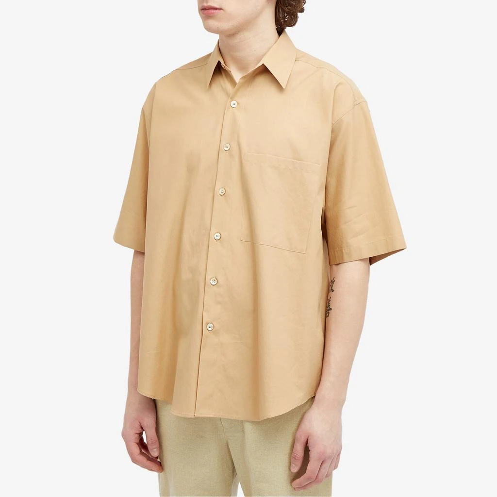 AURALEE Auralee Washed Finx Short Sleeve Shirt 2