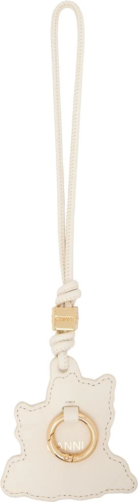 Ganni Off-White Pony Keychain 2