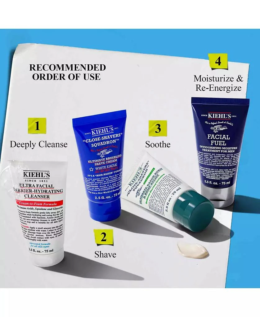 Kiehl
s Men
s 4-Pc. Get Up 
Groom Shaving Set 4