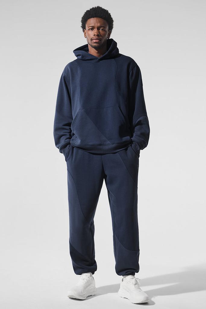 Alo Make Waves Sweatpant - Navy Tonal