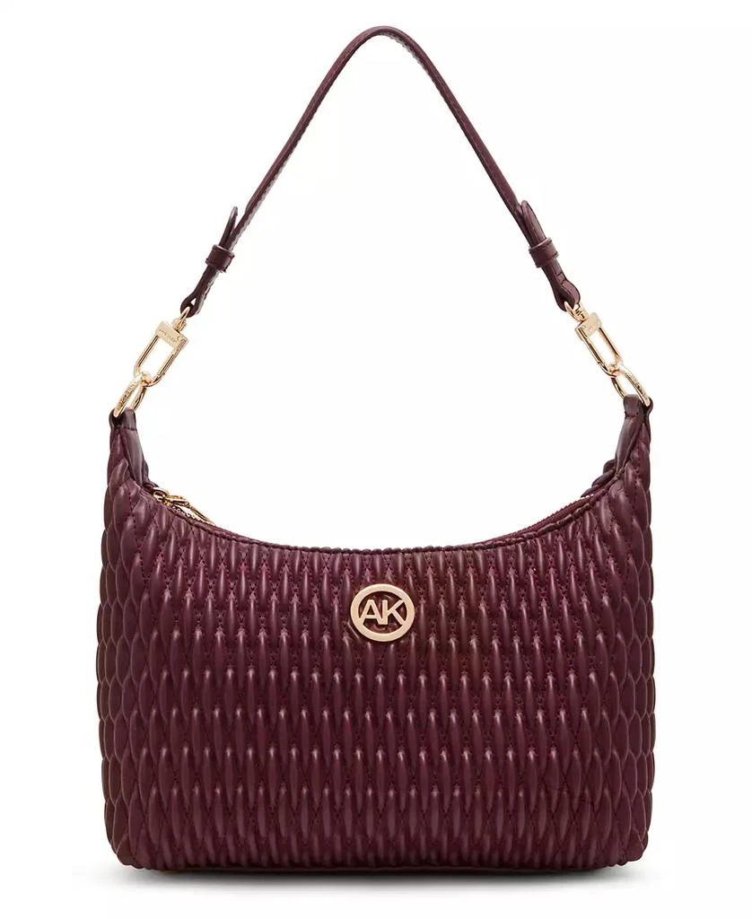 Anne Klein Ruched Quilted Small Shoulder Bag 1