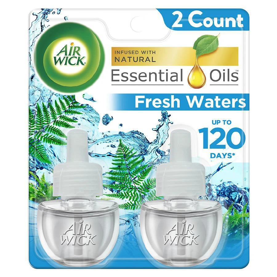 Air Wick Plug In Scented Oil with Essential Oils, Air Freshener Fresh Waters 4
