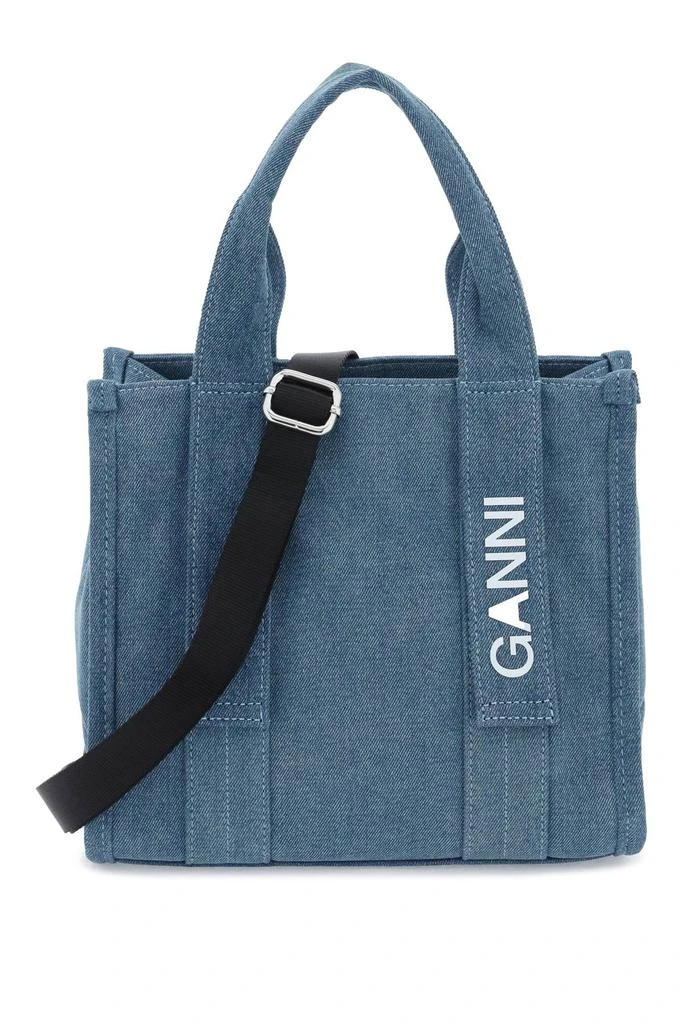 Ganni denim tote bag 1