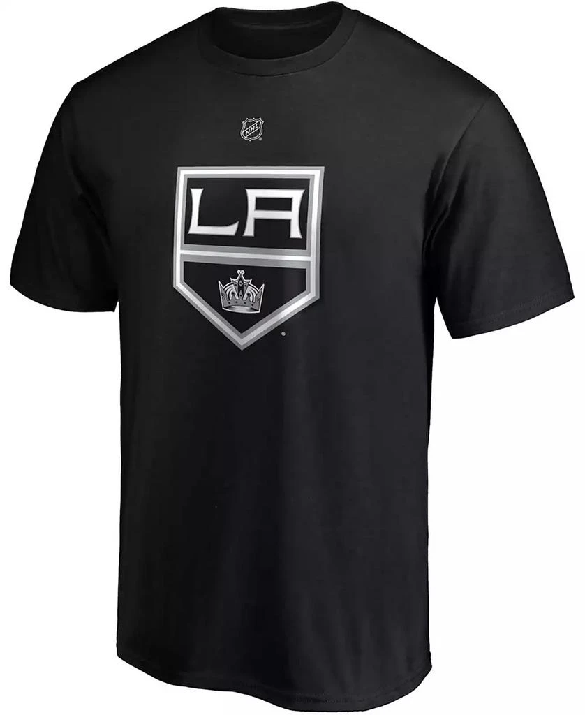 Fanatics Men's Quinton Byfield Black Los Angeles Kings Authentic Stack Name and Number T-shirt 2