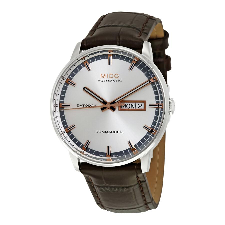 Shop Mido Commander II Automatic Silver Dial Men's Watch M016