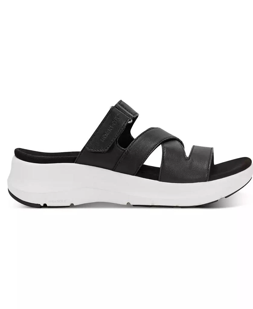 Rockport Women's Qwyn Slip-On Strappy Casual Wedge Sandals 2