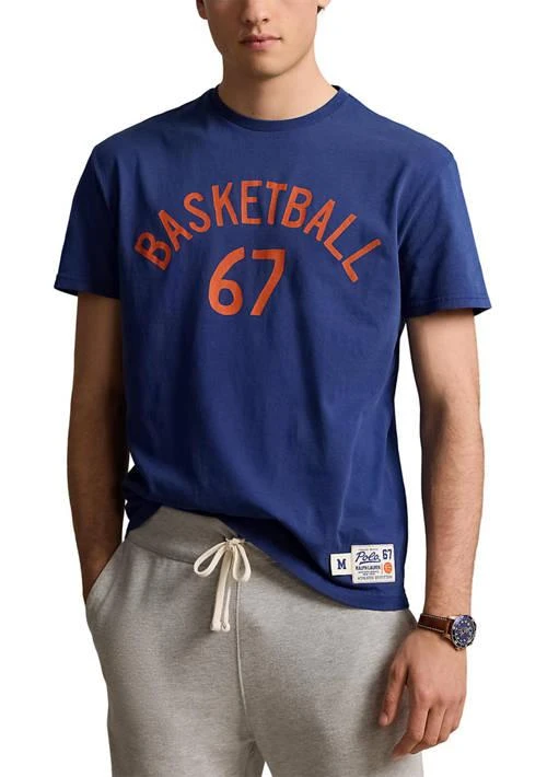 Ralph Lauren Ralph Lauren Classic Fit Print Slub Jersey T Shirt 1
