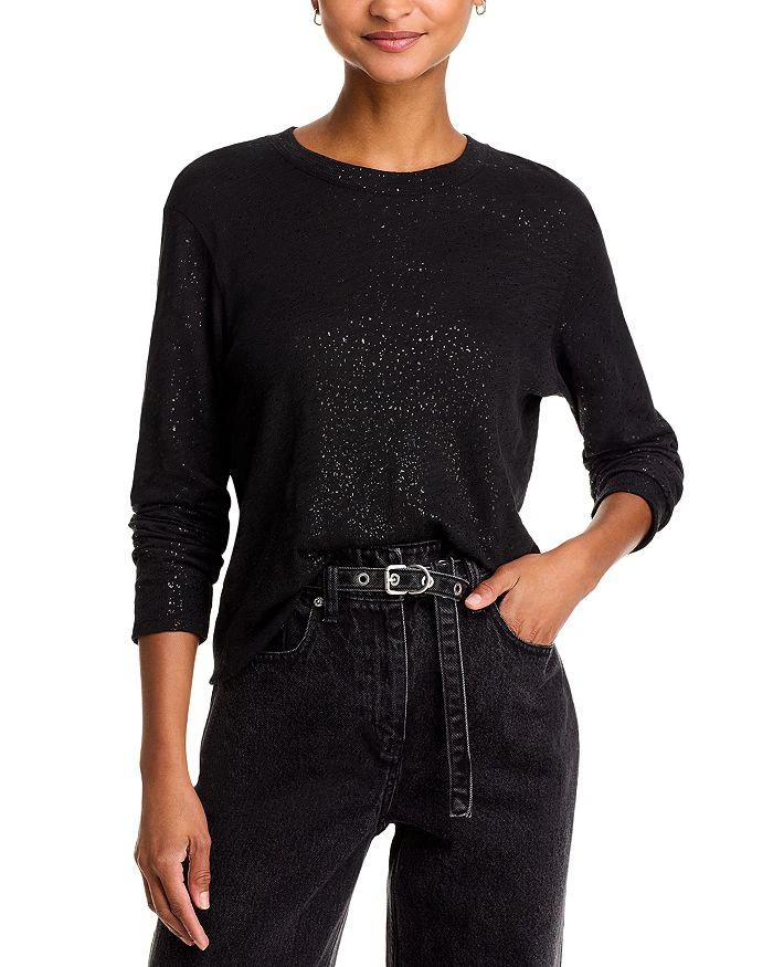ATM Anthony Thomas Melillo Anthony Thomas Melillo Metallic Long Sleeve Tee 1