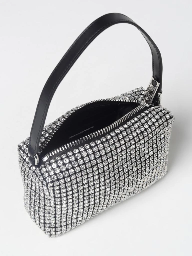 ALEXANDER WANG Alexander Wang Heiress bag in satin with set rhinestones 5