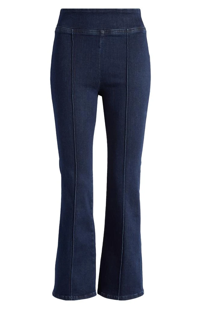 FRAME Jet Set Pintuck Crop Mini Bootcut Pull-On Jeans 5