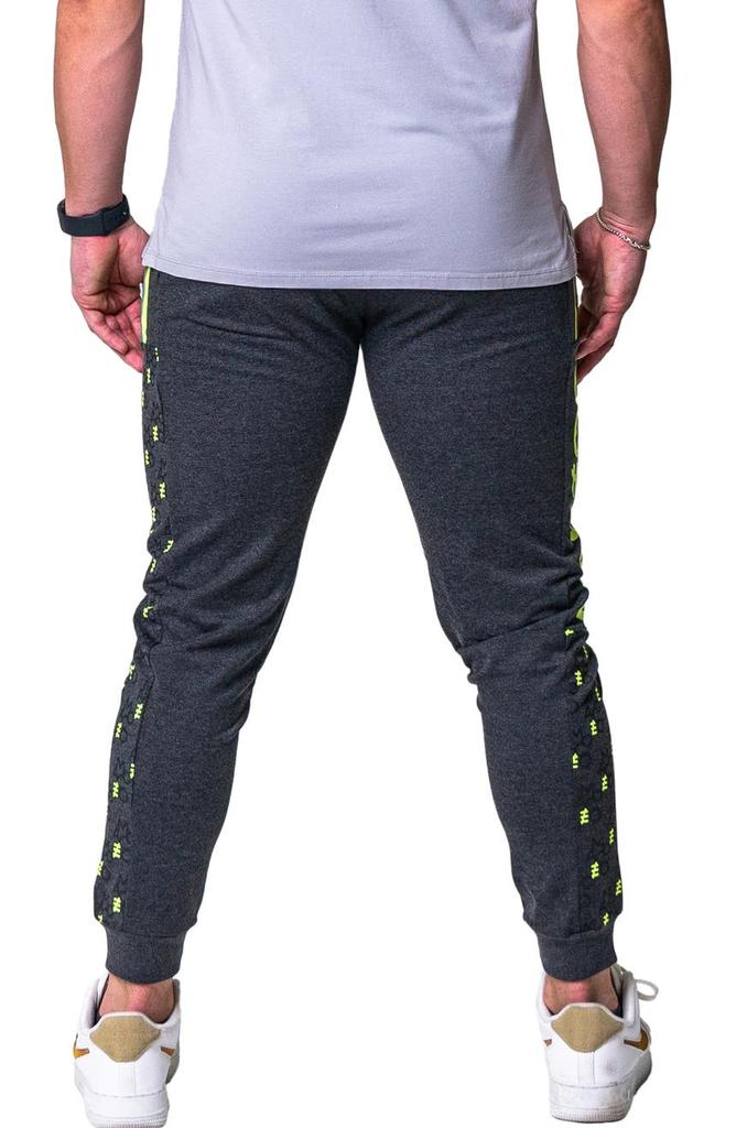 Maceoo Monogram Stretch Cotton Joggers