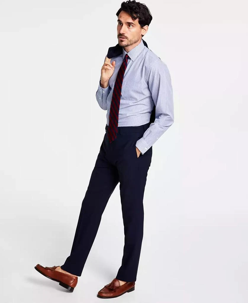 Brooks Brothers Men's Classic-Fit Stretch Wool Blend Suit Separates Pant 1