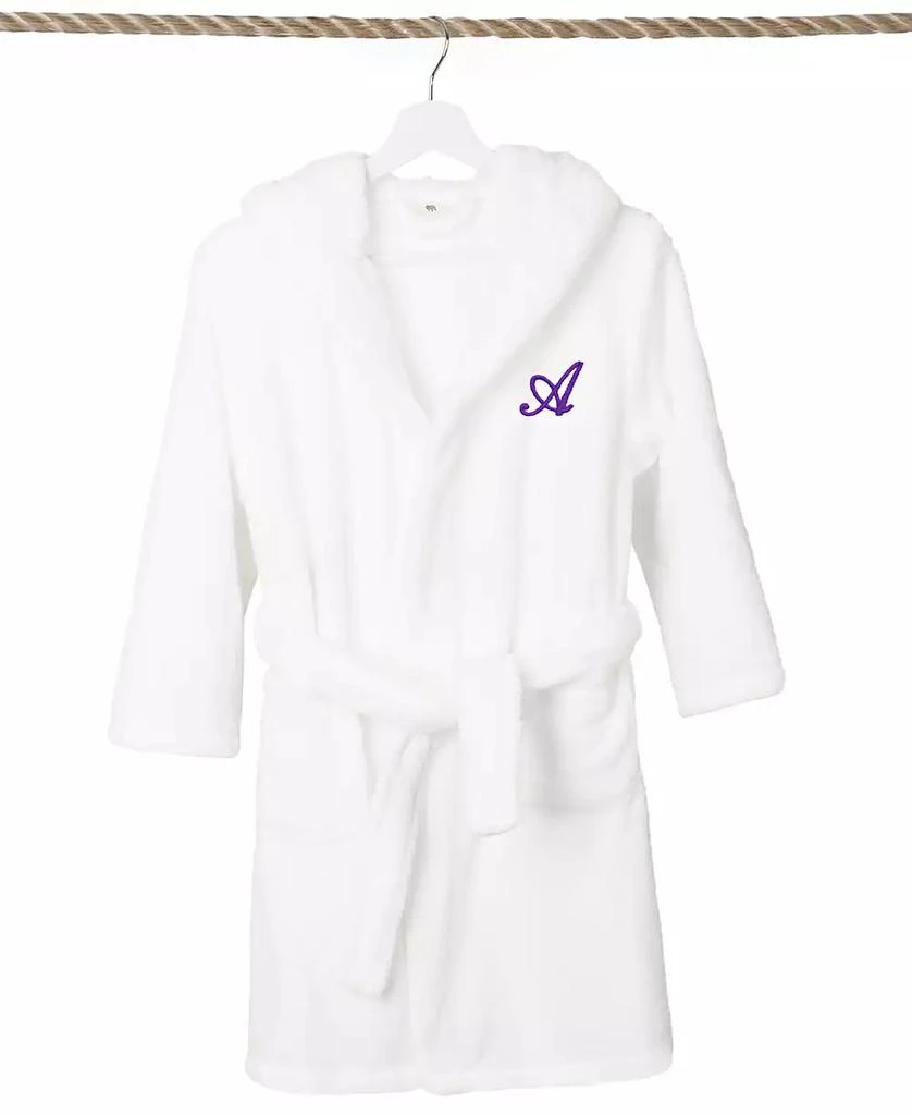 Linum Home Textiles Personalized Kids Super Plush Hooded Bathrobe 2