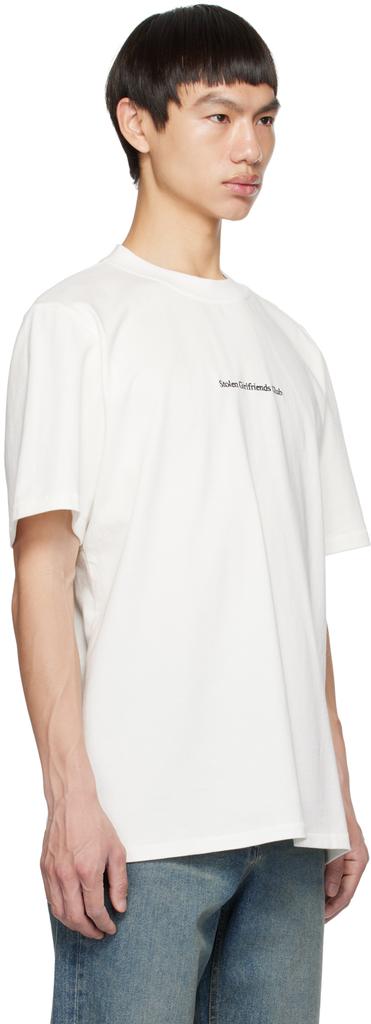 Stolen Girlfriends Club White Serif T-Shirt