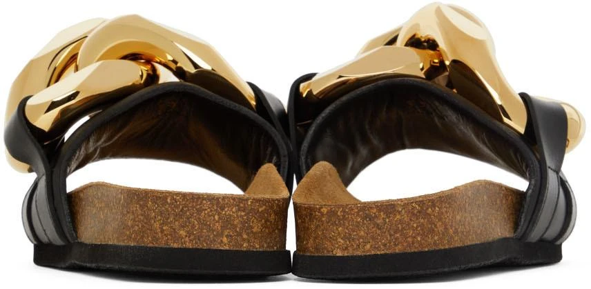 JW Anderson Black Chain Slides 2