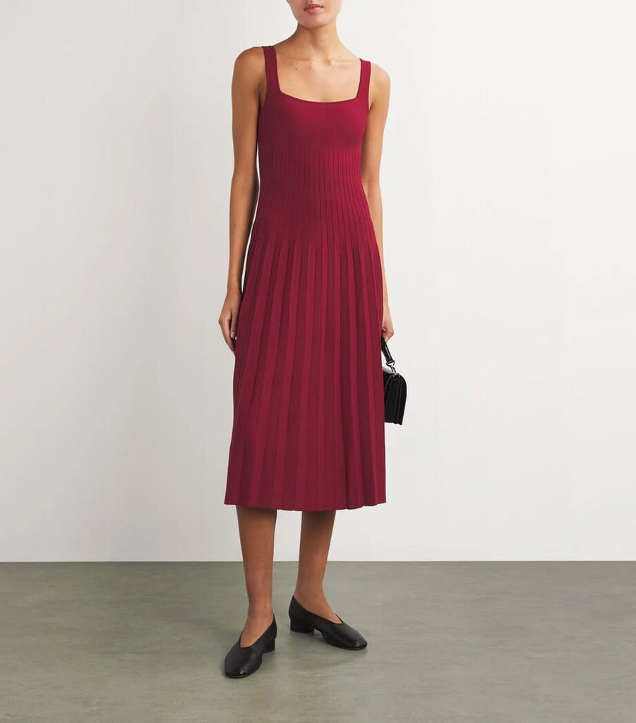 Staud Knitted Ellison Midi Dress 2