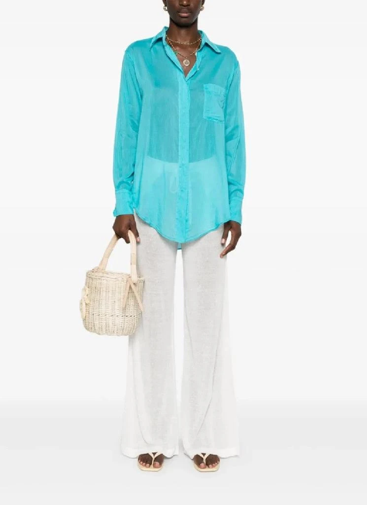 Parosh Wide-Leg Pants With High Waist 2