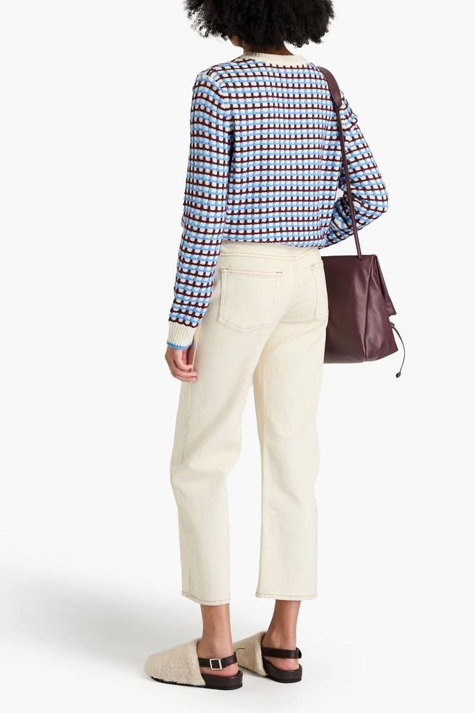 Chinti & Parker Jacquard-knit wool and cashmere-blend sweater 3