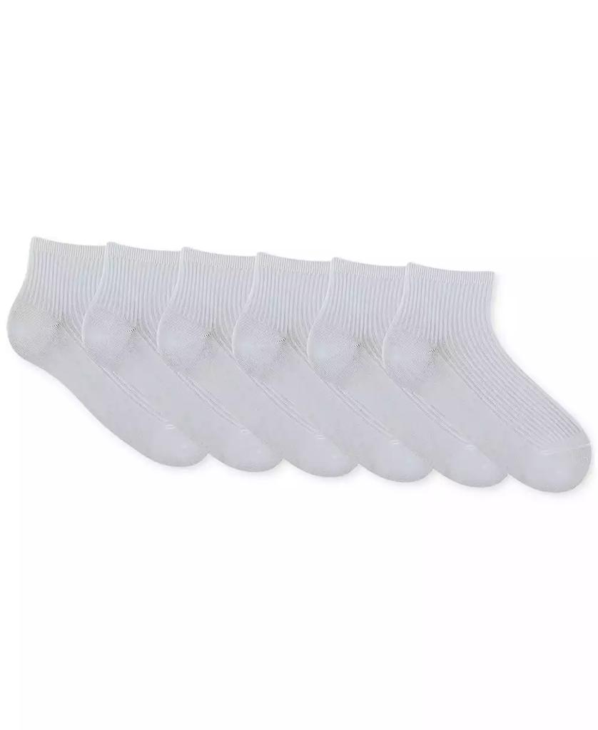 Gold Toe Women's 6-Pk. Simple Ribbed Quarter Socks GTDL0155R06