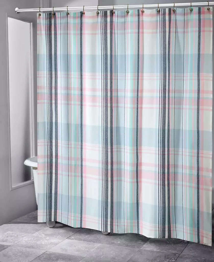 IZOD Heritage Plaid Shower Curtain, 72" x 72" 1
