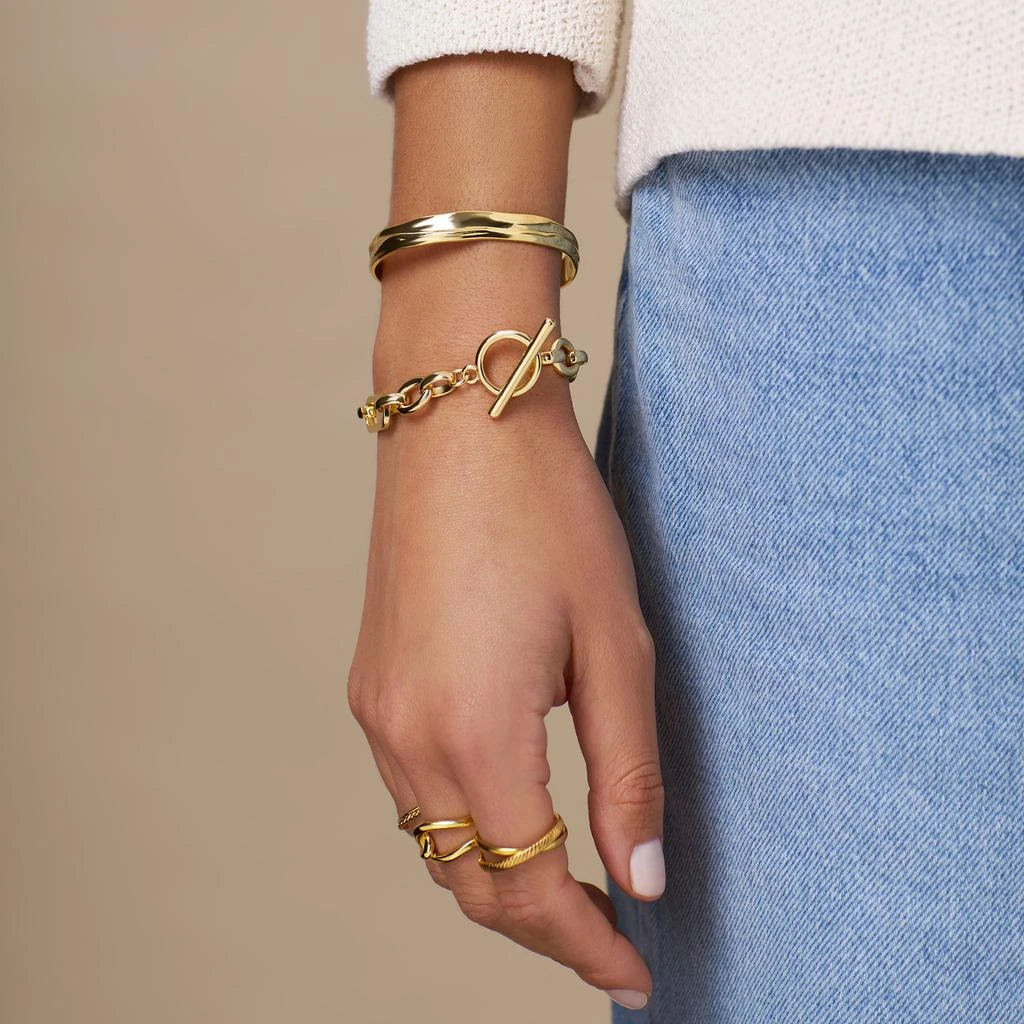 Orelia London Organic Molten Bangle 2