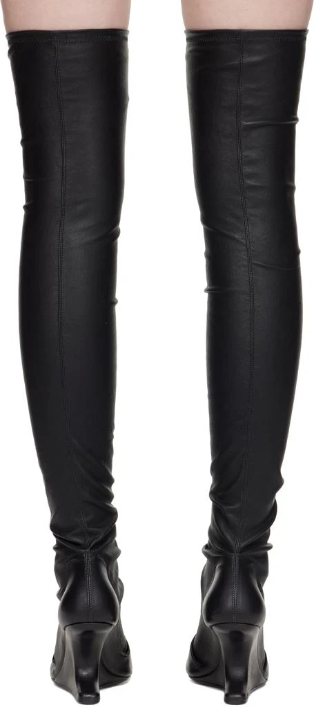 Rick Owens Black Hollywood Cantilever Sock 8 Boots 2