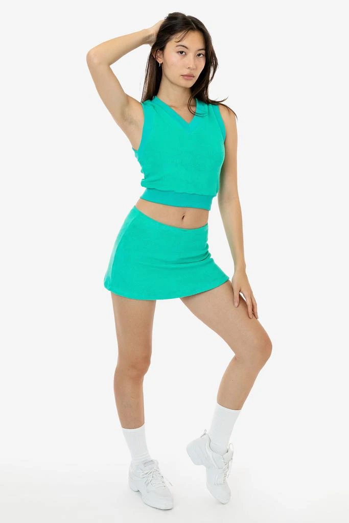 Los Angeles Apparel RLT384 - Loop Terry Mini Skort 17