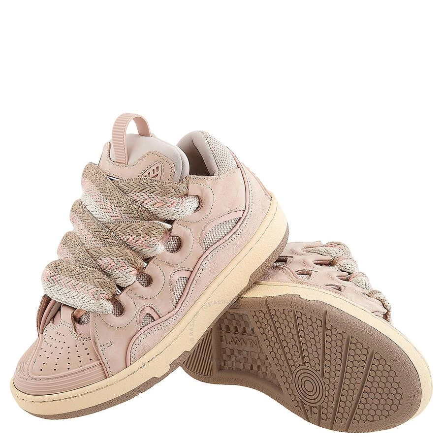 Lanvin Ladies Nude Curb Sneakers 2