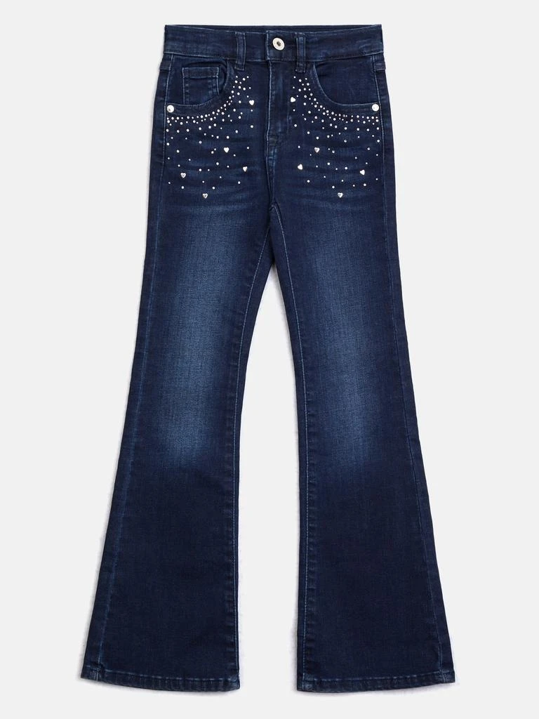 Guess Factory Sparkle Flared Denim Jeans (7-16) 1
