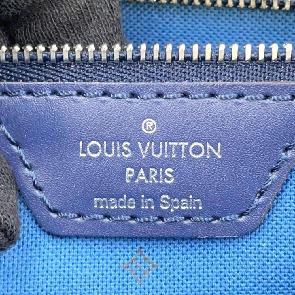 Louis Vuitton Louis Vuitton Blue Coated Canvas MM Neverfull Tote Bag 15