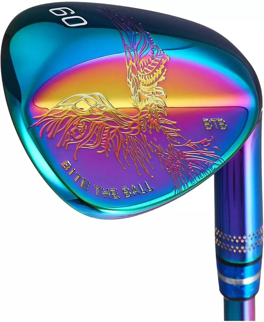 Wosofe Golf Sand Wedge Club Men Right Hand lob Chipping - Suitable for Tournament Play,Quickly Cuts Strokes from Your Short Game Colorful,54 Degree 3