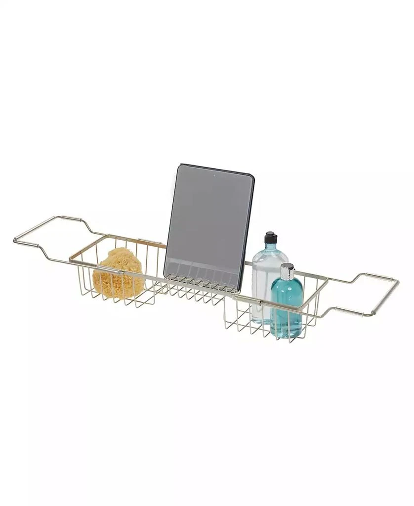 iDesign Everett Adjustable Over Bathtub Caddy, Bath Tray 2