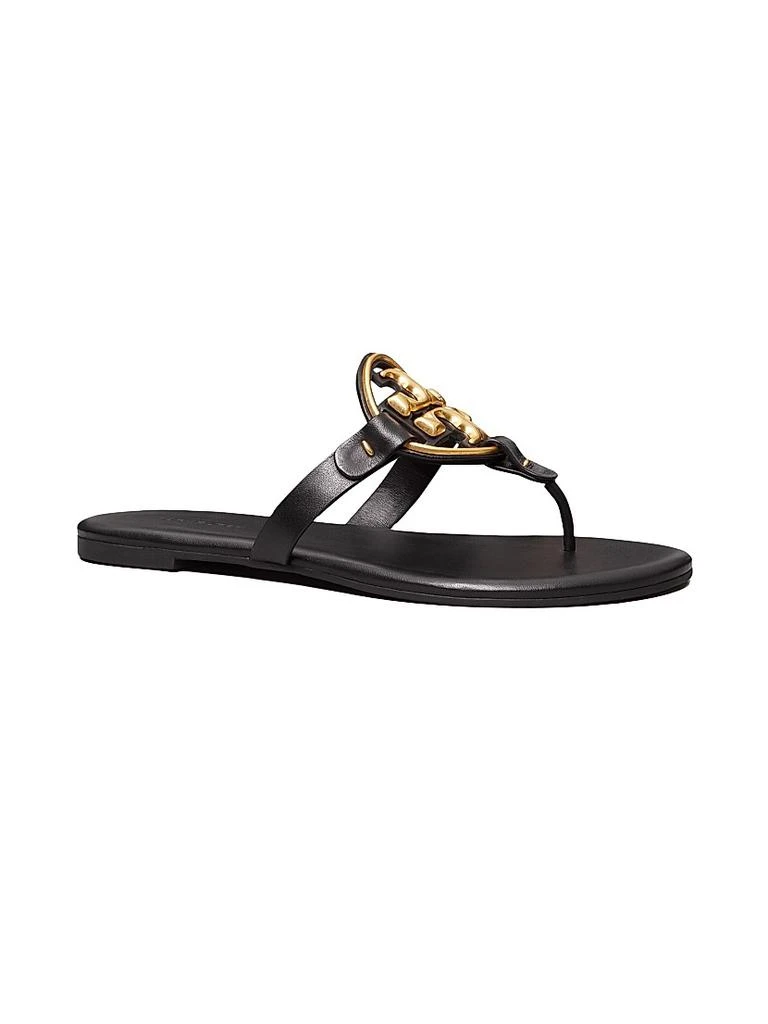 Tory Burch Miller Metal Double T Soft Sandals 2