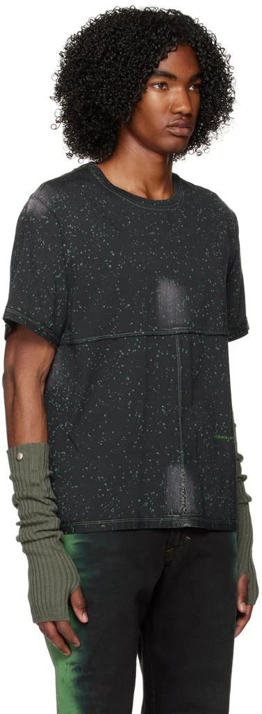 Eckhaus Latta Black Lapped T-Shirt 2
