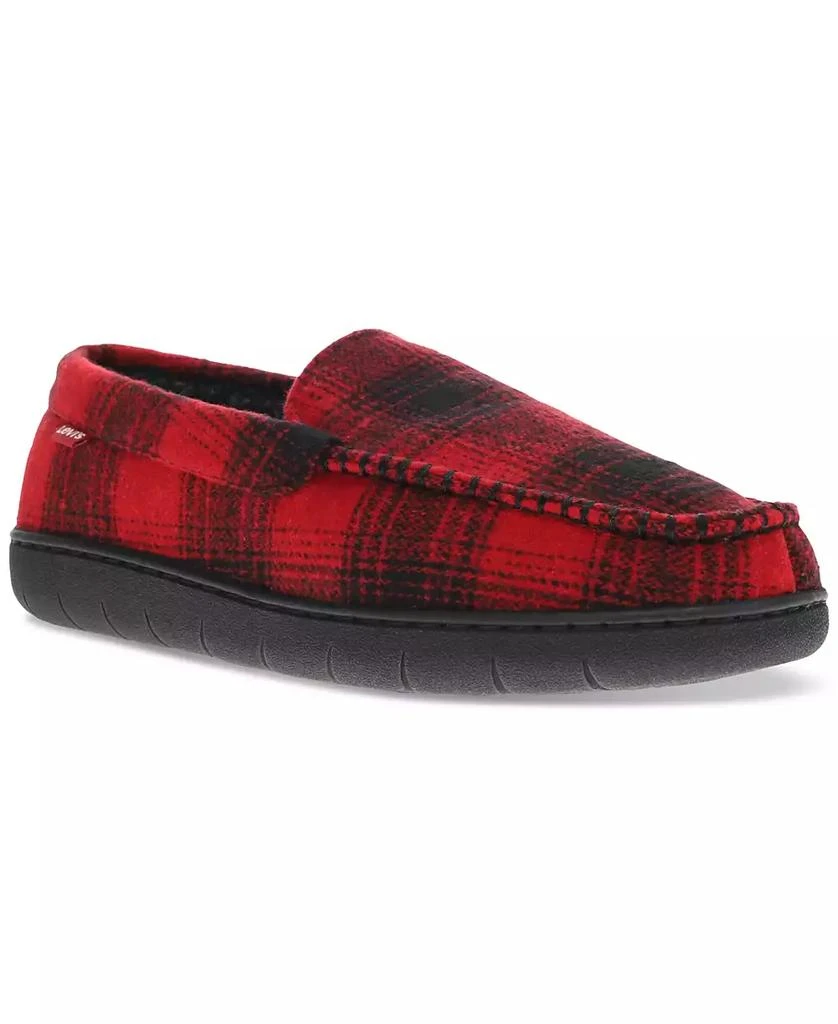 Levi's Men's Fields Buffalo Plaid Slippers 1