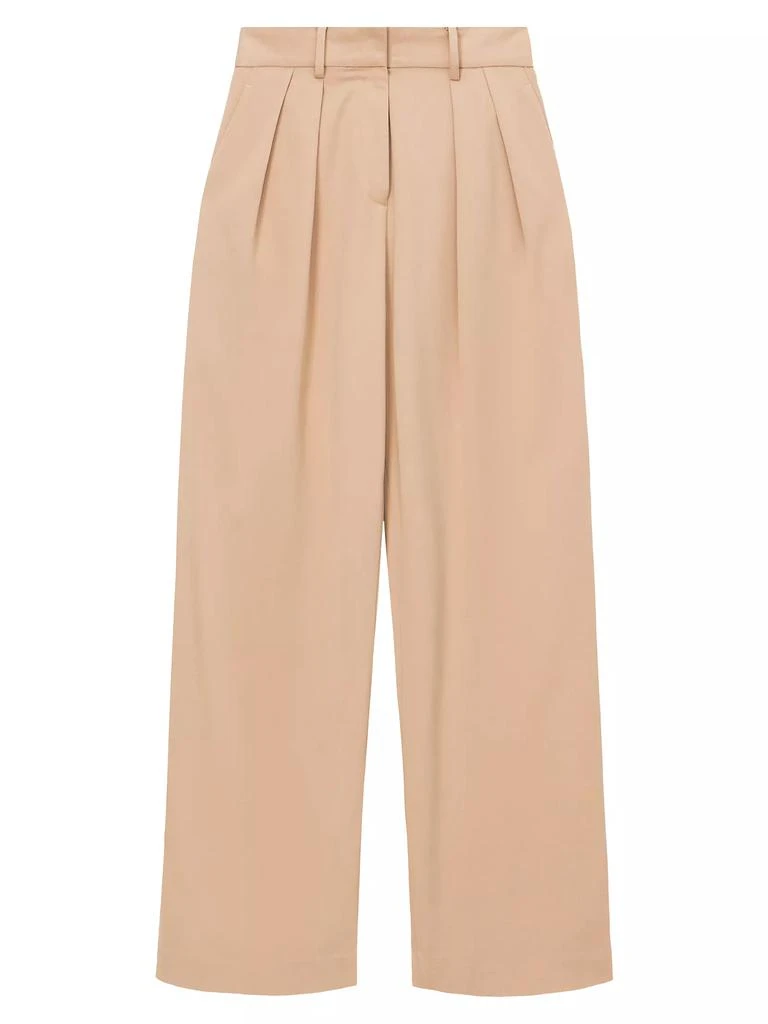 Staud Luisa Pleated-Front Pants 1