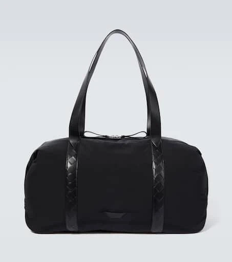 Bottega Veneta Crossroad Large leather-trimmed duffel bag 1