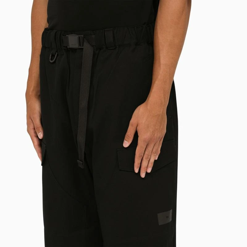 adidas Y-3 Black cotton workwear trousers 6