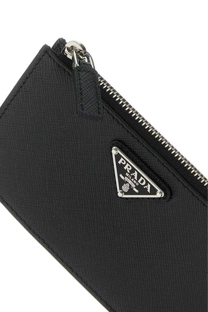 Prada Prada Logo Plaque Zip-Up Cardholder 4