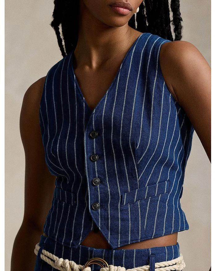 Ralph Lauren Lauren Ralph Lauren Pinstripe Vest  5