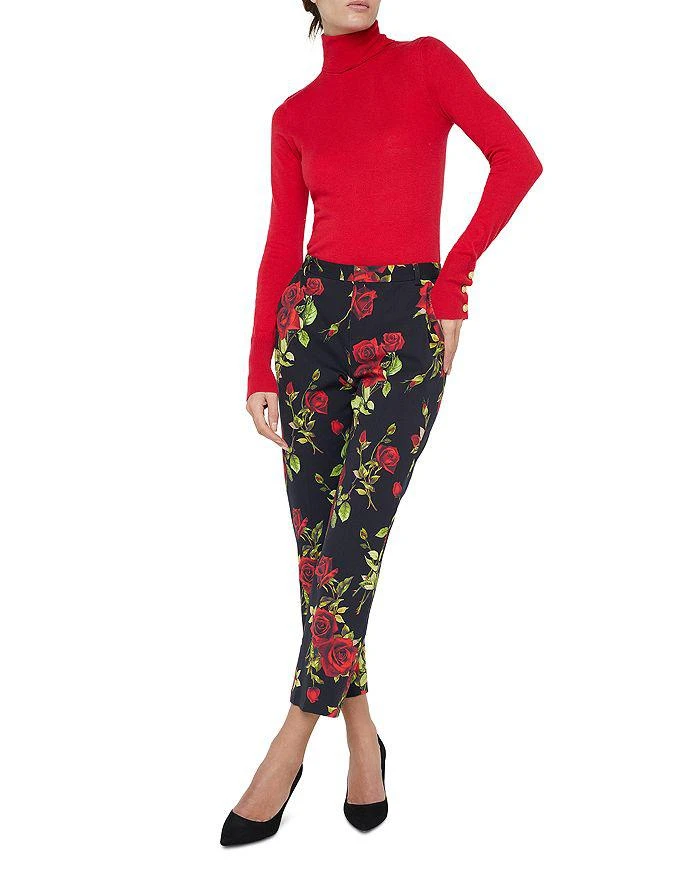 L'Agence Floral Turtleneck Sweater 2