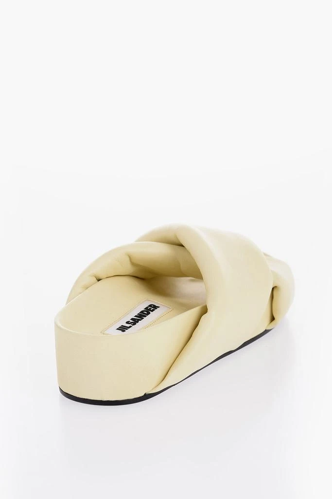 Jil Sander Jil Sander Criss Cross Designed Leather Sandals 2