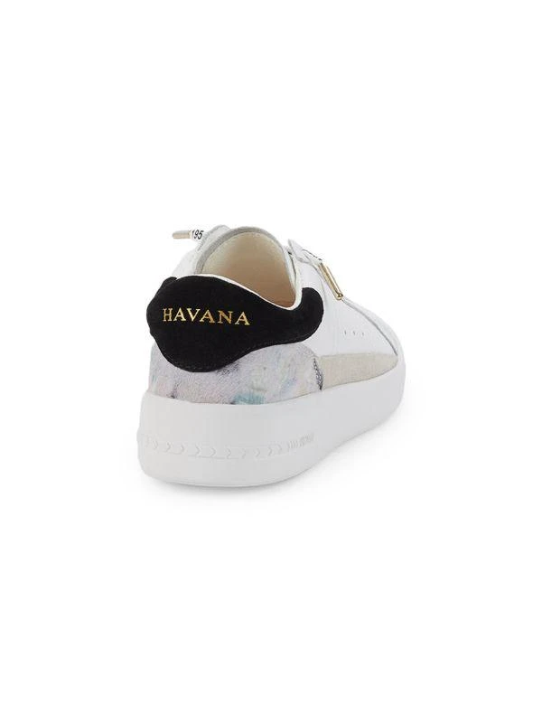 Vintage Havana ​Janay Calf Hair-Trim Low-top Sneakers 3