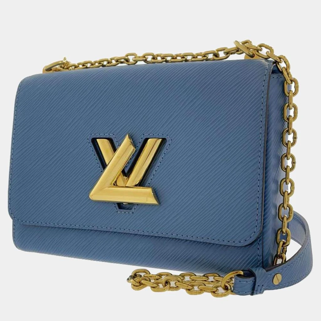 Louis Vuitton Louis Vuitton Blue Epi Leather Twist MM Shoulder Bag 1